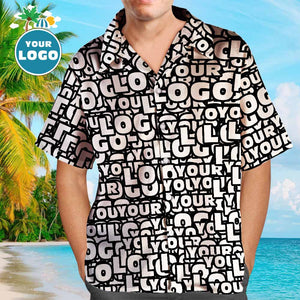 Chemise de visage personnalisé Chemise hawaïenne pour homme Face Mash