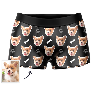 Boxer Pour Chien Personnalisé Pour Hommes, Aperçu En Ligne 3d - mademinefr