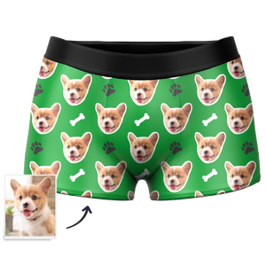 Boxer Pour Chien Personnalisé Pour Hommes, Aperçu En Ligne 3d - mademinefr