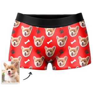 Boxer Pour Chien Personnalisé Pour Hommes, Aperçu En Ligne 3d - mademinefr