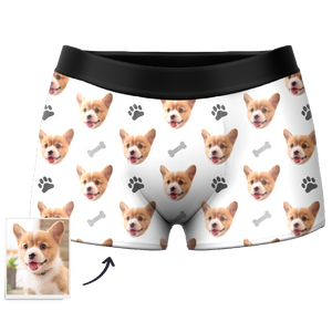 Boxer Pour Chien Personnalisé Pour Hommes, Aperçu En Ligne 3d - mademinefr