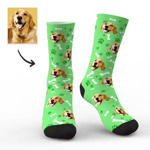 Cadeau Personnalisé De Chaussettes Photo De Chien Pour Les Amoureux Des Animaux De Compagnie - mademinefr