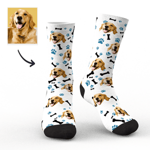 Cadeau Personnalisé De Chaussettes Photo De Chien Pour Les Amoureux Des Animaux De Compagnie - mademinefr