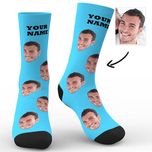 Chaussettes Personnalisées Avec Photos, Cadeau De Saint-valentin - mademinefr