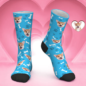 Cadeau Personnalisé De Chaussettes Photo De Chien Pour Les Amoureux Des Animaux De Compagnie - mademinefr