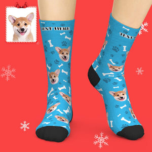 Cadeau Personnalisé De Chaussettes Photo De Chien Pour Les Amoureux Des Animaux De Compagnie - mademinefr