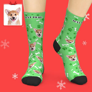 Cadeau Personnalisé De Chaussettes Photo De Chien Pour Les Amoureux Des Animaux De Compagnie - mademinefr