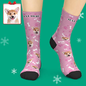 Cadeau Personnalisé De Chaussettes Photo De Chien Pour Les Amoureux Des Animaux De Compagnie - mademinefr