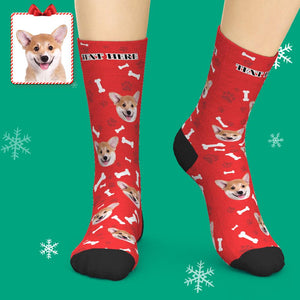 Cadeau Personnalisé De Chaussettes Photo De Chien Pour Les Amoureux Des Animaux De Compagnie - mademinefr