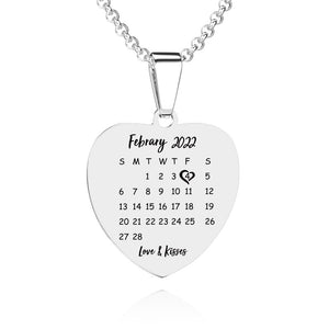 Calendrier Personnalisé Photo Dog Tag Collier Mens Gravé Dogtag - mademinefr