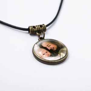 Collier Photo Rond - mademinefr