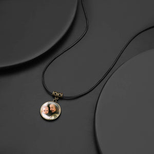 Collier Photo Rond - mademinefr