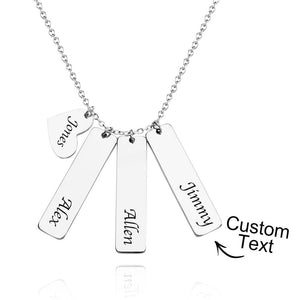 Collier Prénom Personnalisé Nom Coeur Cadeau De Mariage Pour Elle - mademinefr