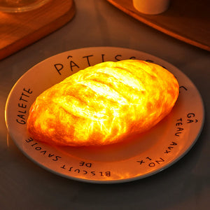 Lampe À Pain Croissant Alimentée Par Batterie, Lumière Led, Nouveaux Cadeaux Pour La Maison, Cadeaux De Pendaison De Crémaillère - mademinefr