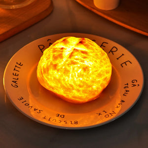 Lampe À Pain Croissant Alimentée Par Batterie, Lumière Led, Nouveaux Cadeaux Pour La Maison, Cadeaux De Pendaison De Crémaillère - mademinefr