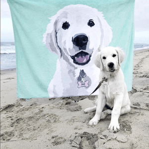 Couverture pour chien Couverture photo personnalisée pour animaux de compagnie