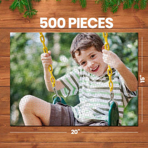 Puzzle en Photo Personnalisé | Meilleur Cadeau pour la Maison | 35-1000 pièces