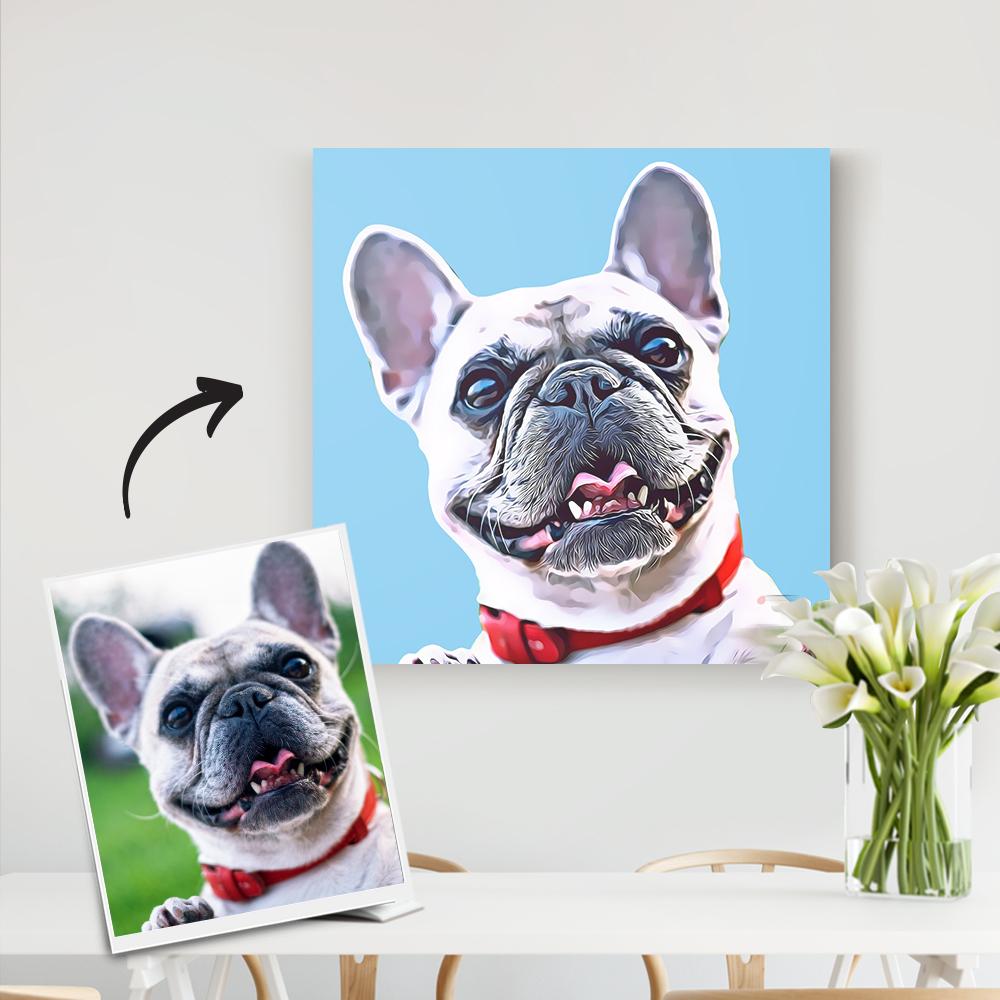 Achat Portrait d'animal de compagnie personnalisé - illustration d'animal  de compagnie - art d'animal de compagnie - cadeau personnalisé - art  numérique - peinture numérique - cadeau personnalisé - cadeau d'amant de