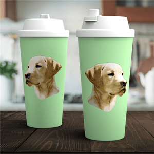 Tasse à café personnalisée pour animaux de compagnie / tasse pour voiture - multiCouleure en option