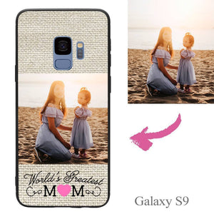 Photos avec Collage Personnalisé pour Samsung Galaxy S9 - Maman
