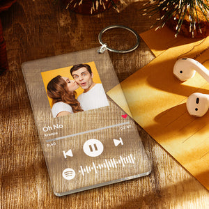 Cadeaux de Noël Plaques de code en verre Spotify personnalisées - Meilleur cadeau de Noël